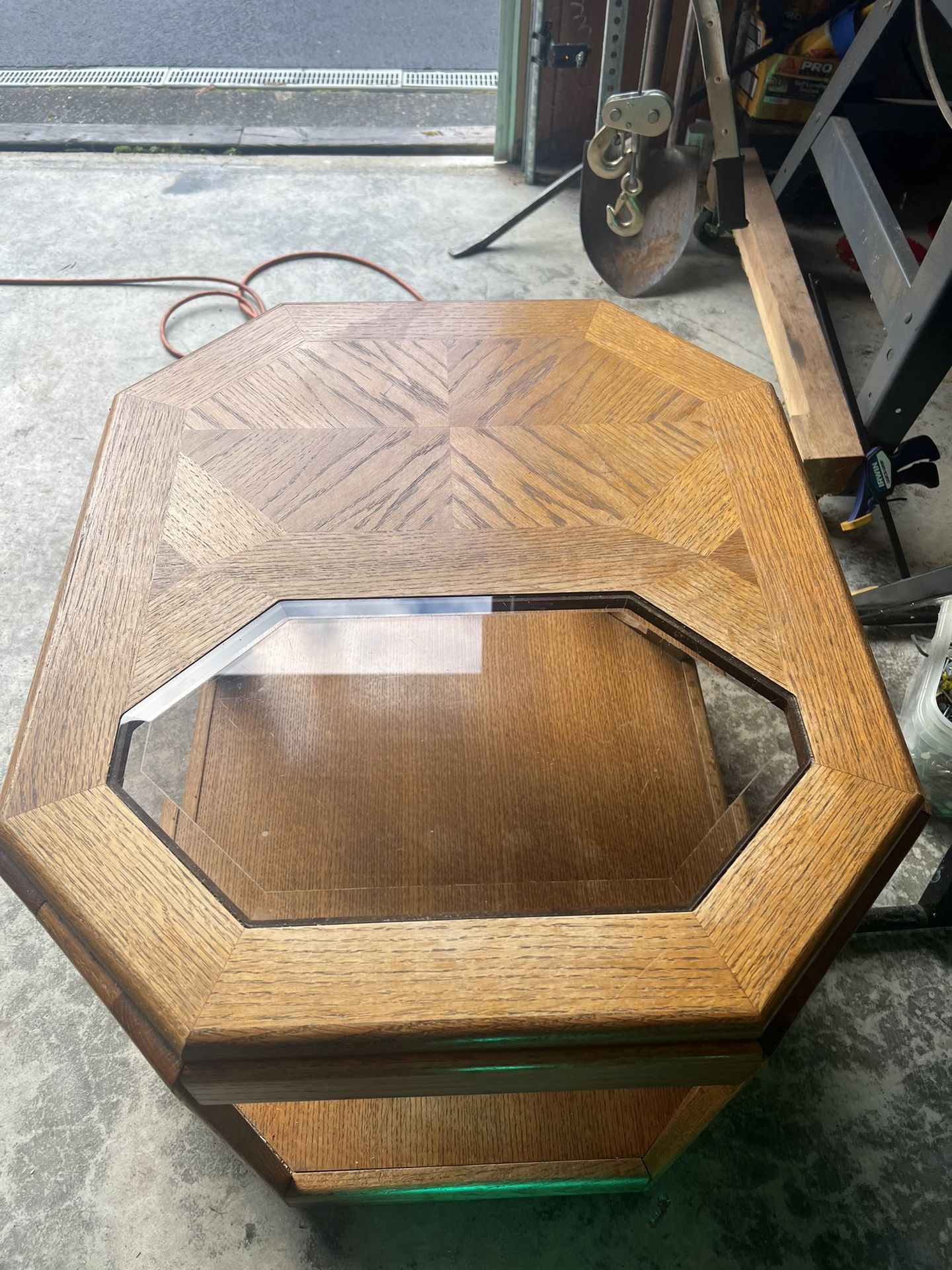 Oak End Table