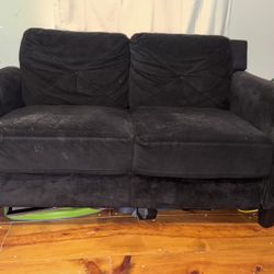 Small Black Couch