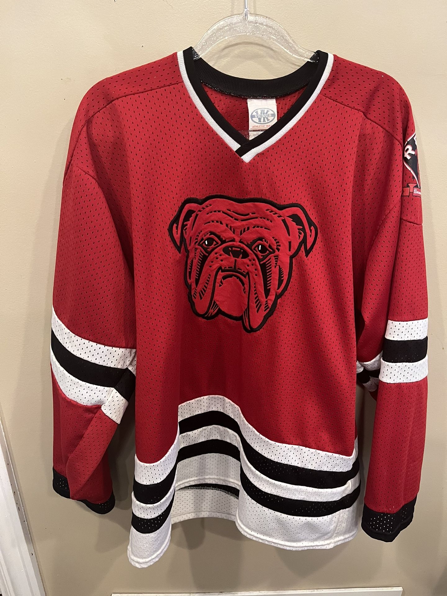 vintage red hockey jerseys