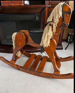 Wooden Rocking Horse