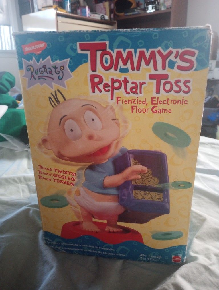 90s rugrats tommys reptar toss electric game