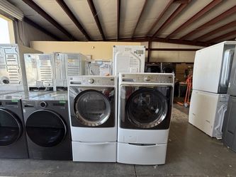 Kenmore Elite Jumbo Front Load Washer and Dryer Set w/ Bottom Drawer Sidekick Washer