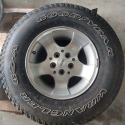 Jeep Rims- Full set Plus Spare