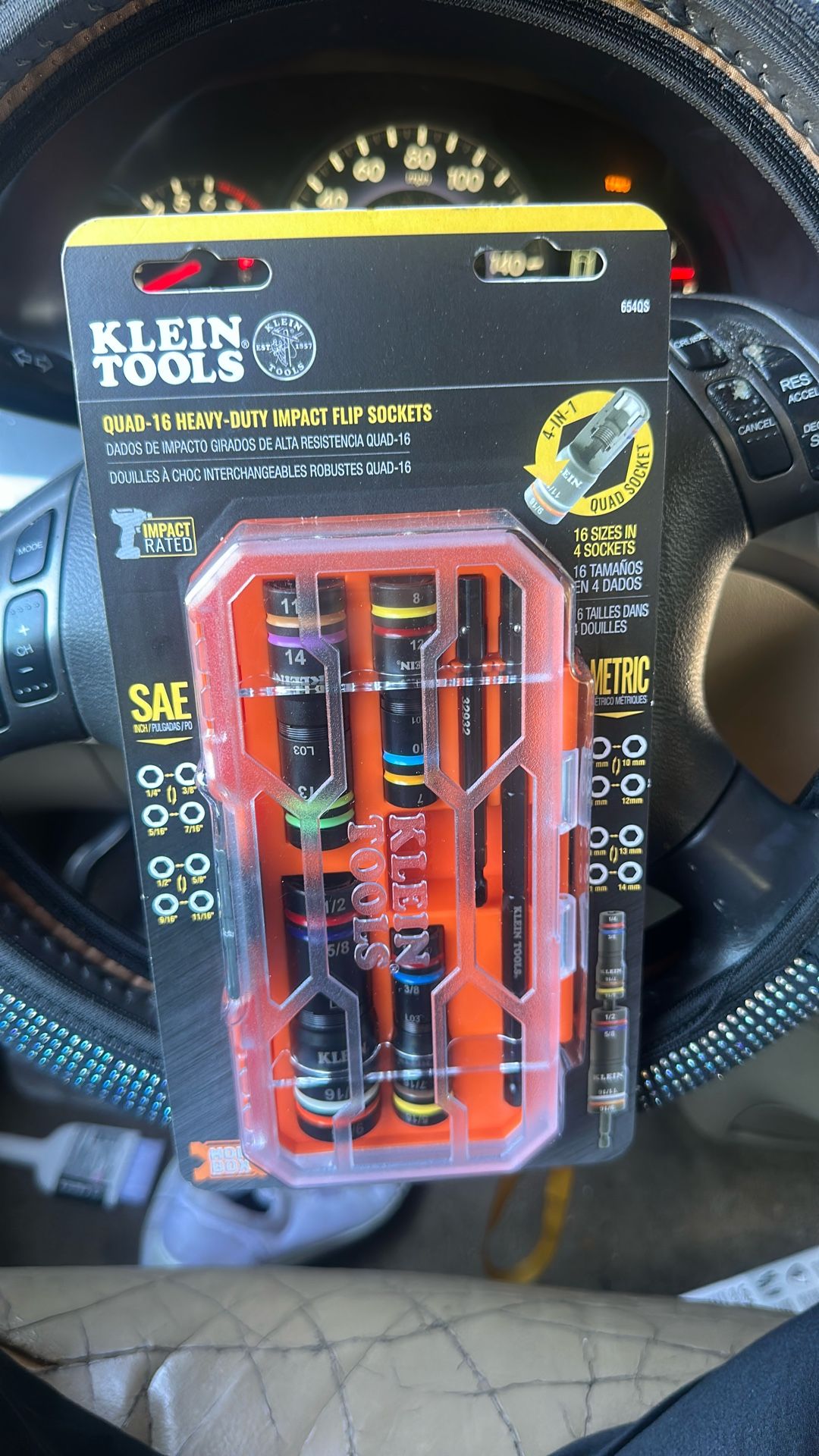 Quad 16 Heavy Duty Impact Flip Sockets