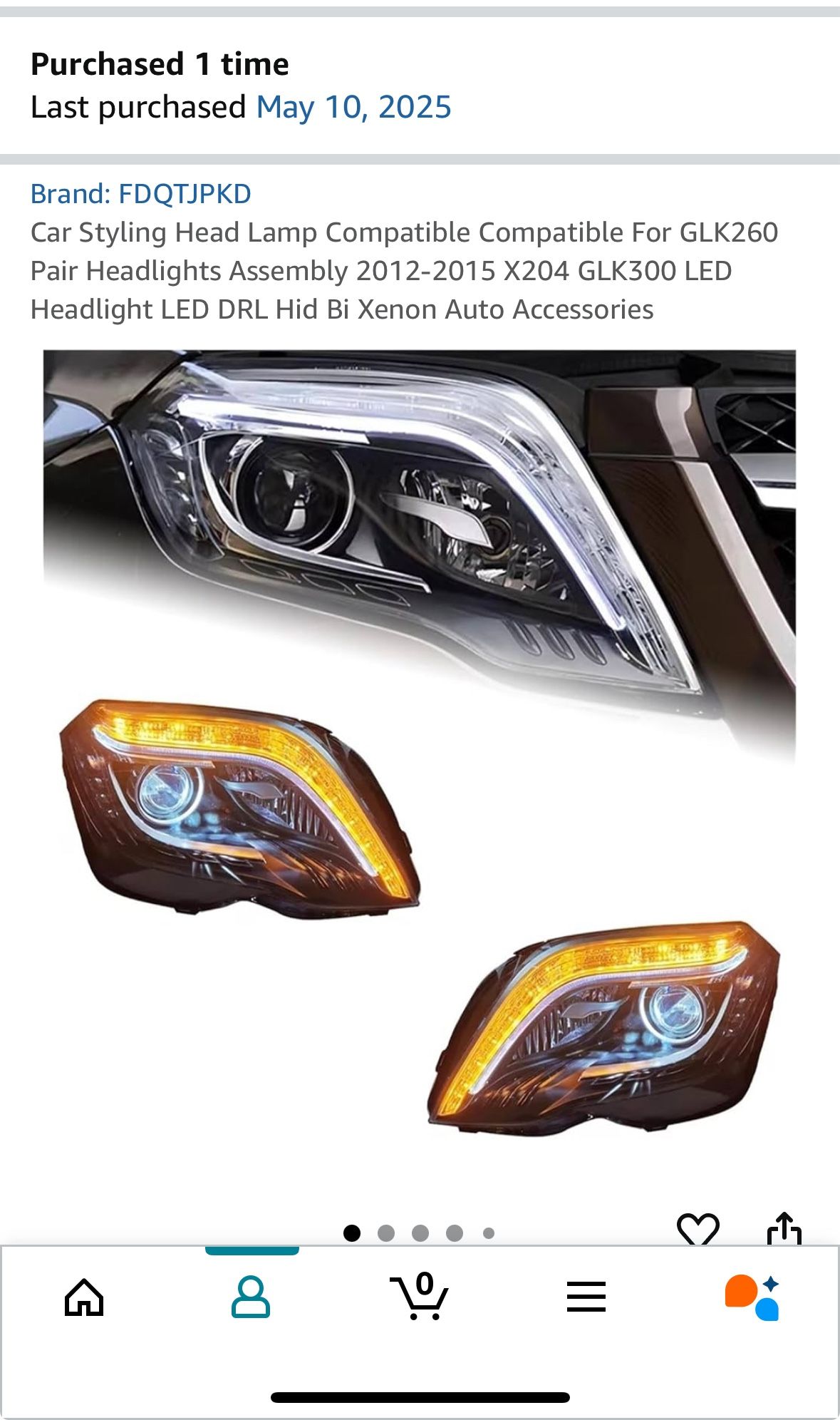 Complete Headlight Assemblies Mercedes GLK