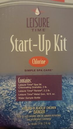 Leisure Time Start Up Kit Spa Care