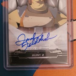 Aunt Z Star Wars Autographed Signed Tradeing Card Sell Or Trade