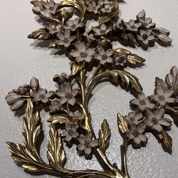 Vintage floral wall art