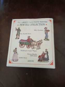 Liberty Falls Hand Painted Pewter Collection AH195