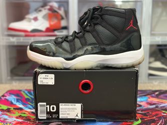 Size 10 - Air Jordan 11 High “72-10” - $140