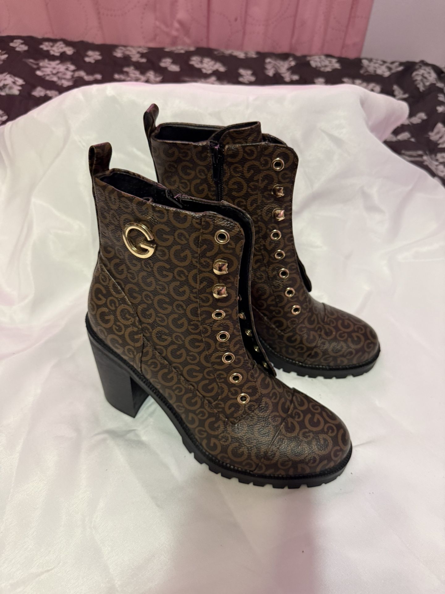 Guess Boots Women Brown Brand New