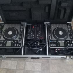 Complete Stanton CDJ Set W/ Vestax Mixer & Flight Case