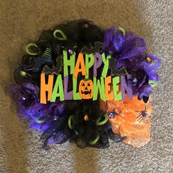 Happy Halloween Wreath