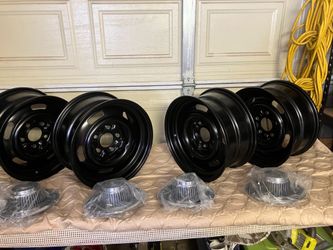 15x7 OEM powder coated chevy wheels 5x4.75