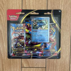 Mega Evolutions Golduck Three Pack Blister