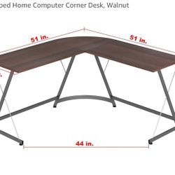 L shaped corner desk