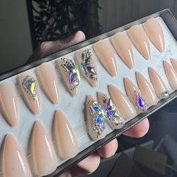 Rhinestones Press On Nails (NEW)