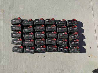 Milwaukee m18 batteries good condition, you can pickup as much as you want $45 each