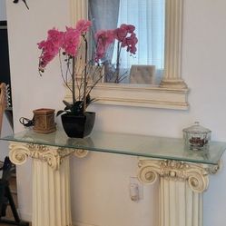 Mirror And Table Set