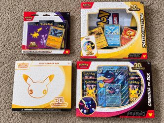 Pokémon TCG 30th Celebration Bundle – 4 Sets