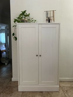White shelves/ cabinet