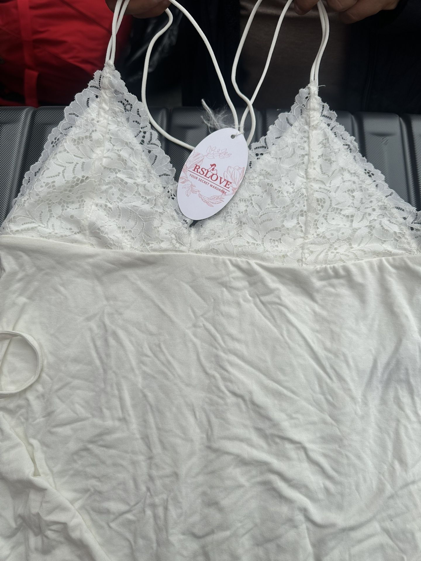 White Small Lingerie Dress