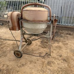 3-1/2 CF Cement Mixer. 