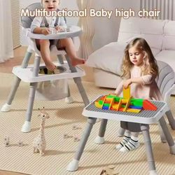 7-in-1 Convertible Baby High Chair, Baby Seat, High Chairs for Infants and Toddlers, Portable High Chair for Babies & Toddlers(V087)