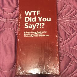 WTF Did You Say??? New Card Game