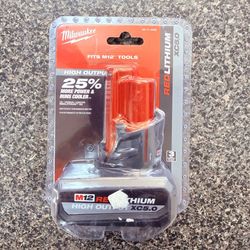 Milwaukee M12 High Output Battery
