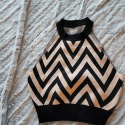 Chevron Print Halter