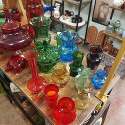 Rainbow Assortment Of Vintage Mini Pitchers! 