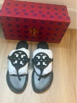 Black Rhinestone Tory Burch Sandals size 6 & 7