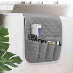 NEW! Sofa Armrest Organizer Non-Slip Arm Chair Bedside Caddy (GREY)