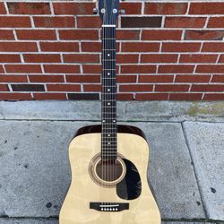 Rogue RA-090 Dreadnought Acoustic Guitar, Natural