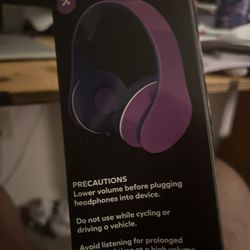 Purple Vibe Wired Headphones