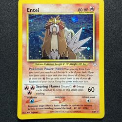 Entei Pokemon Card 