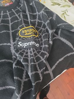 Spiderman x Supreme black sweater