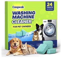 Deep Cleaning Washing Machine Cleaner Tablets, No More Odor & Pet Fur Washing Machine Cleaning Tablets, Washer Cleaner For HE Top Front Load, Septic S