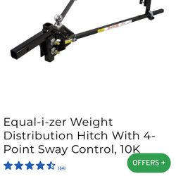 Equal-i-zer Weight Distribution Hitch With 4-Point Sway Control, 12K