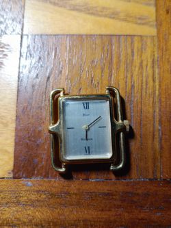 Vintage Bulova Christian Dior Mechanical Watch *Runs And Keeps Time* No Band/Box