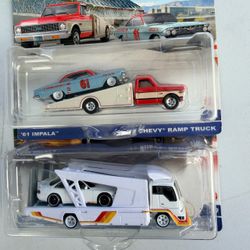 Hot Wheels team transport lot
