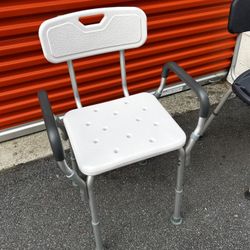 Shower Bench With Backrest + Armrests / Shower Bench With Backrest 