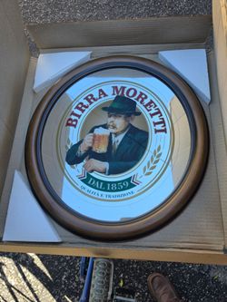 Birra Moretti bar sign