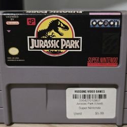 Jurassic Park SNES game