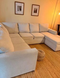 Cream sectional couch
