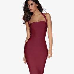 Burgundy Dress