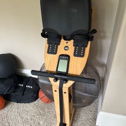WaterRower A1 Oak Rowing Machine with S4 monitor