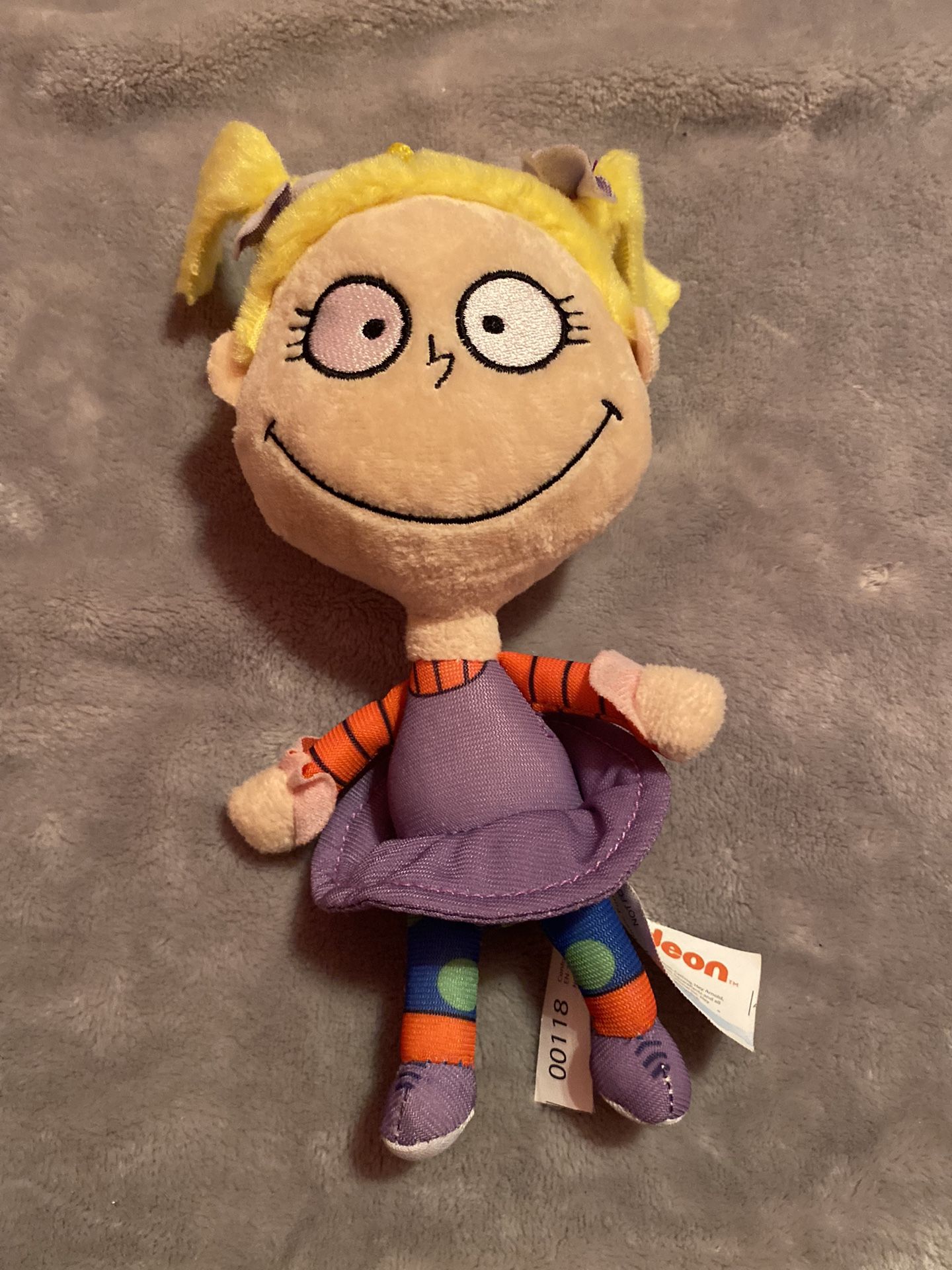 Rugrats Nickelodeon Angelica Pickles Plush 8.5 inches toy