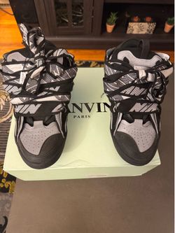 Lanvin sneakers Black&Silver EU44